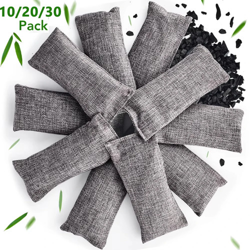 Natural bamboo charcoal bag - natural,