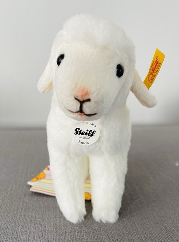 Steiff linda lamb plush toy - linda,