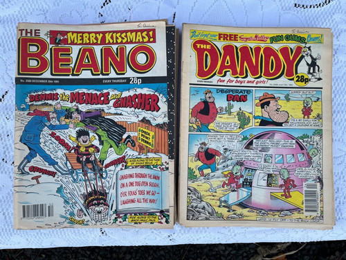 Job lot vintage beano - of,