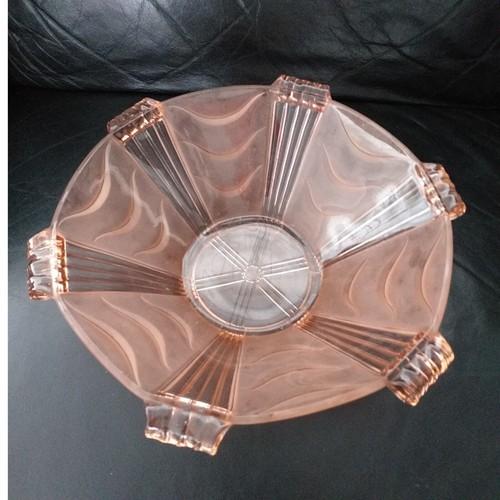 Antique stolzle art deco - deco, pink