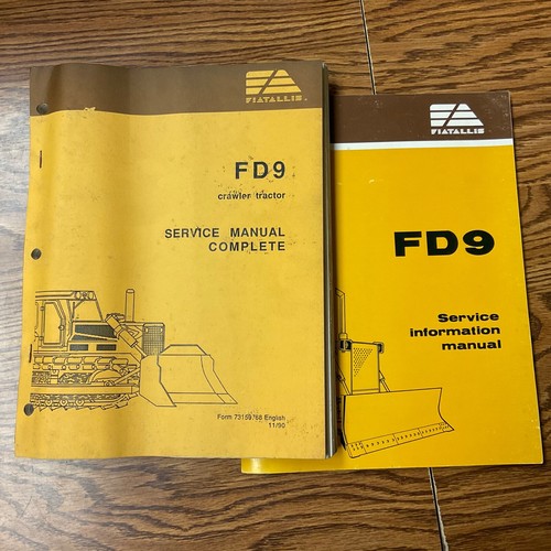 Fiat allis fd9 service - fd9, shop