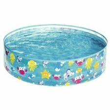 BESTWAY FUN & FILL RIGID PADDLING POOL 1.22M X 25CM - 48" X 10"  UK SELLER