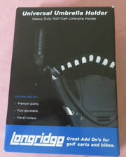 LONGRIDGE HEAVY DUTY GOLF CART / BIKE UMBRELLA HOLDER - XMAS GIFT  - BNIB