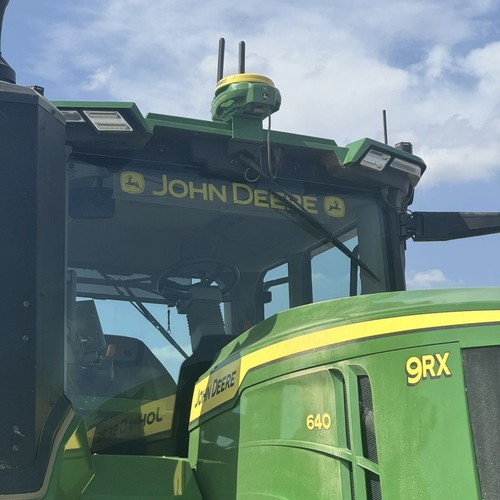 Yellow john deere tractor - john,