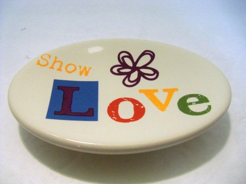 Shabby chic bath soap dish - chic,