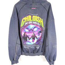 Childish Hoodie Mens L Grey 1