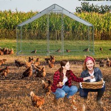 Metal Chicken Coop Walk-in