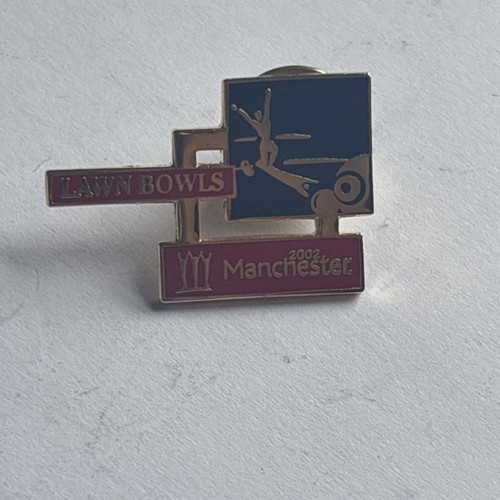 Bowling badge manchester lawn - bowling, badge.