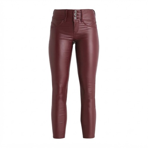 Women burgundy genuine - women's,