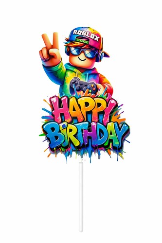 Roblox cake topper decoration - cake,
