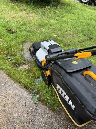 Titan electric lawn mower - electric,
