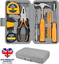 24pc Household DIY Tool Kit Set Portable Tool Box Set Repairs and Maintenance