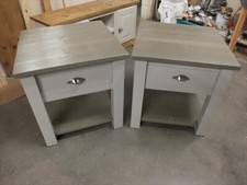 X1 BUCKINGHAM PAINTED LAMP/ SIDE TABLE- BESPOKE SIZES & COLOURS- GREY WASH TOP