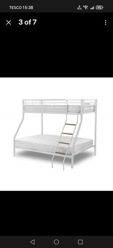 Triple bunk bed with - bunk,