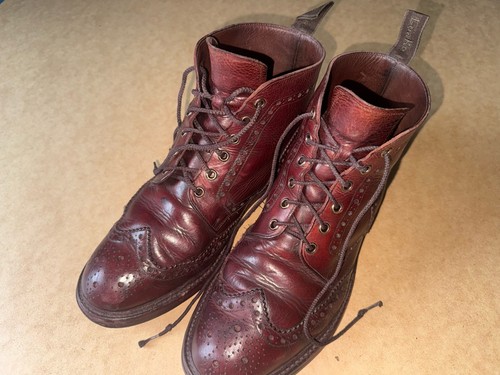 Loake bedale mens - mens, oxblood