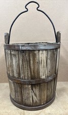 Antique Wooden Well Bucket