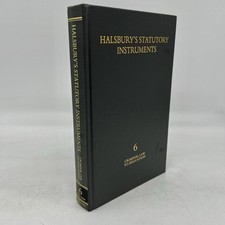 Halsbury's statutory Instruments 6 1993 Reissue Criminal Law To Education