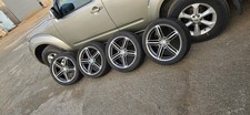 audi a4 b7 sline speedline style 18 inch alloy wheels & tyres set 112x5 57.1