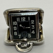 George V Solid Silver Travelling Purse Timepiece 1933