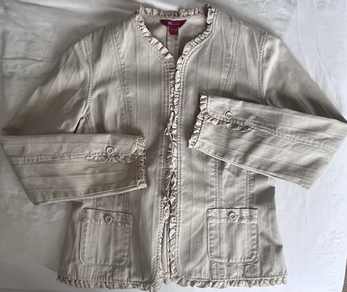 Monsoon beige cotton ruffle - monsoon,