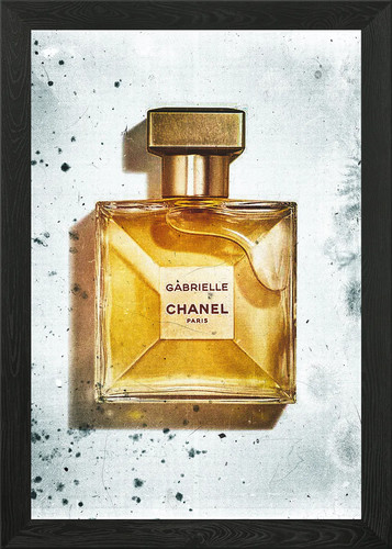 Chanel perfume bottle framed - bottle,