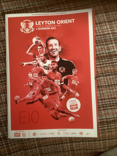 Leyton orient barrow - leyton,