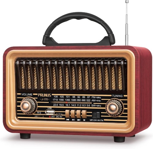 Retro vintage radio with - vintage,