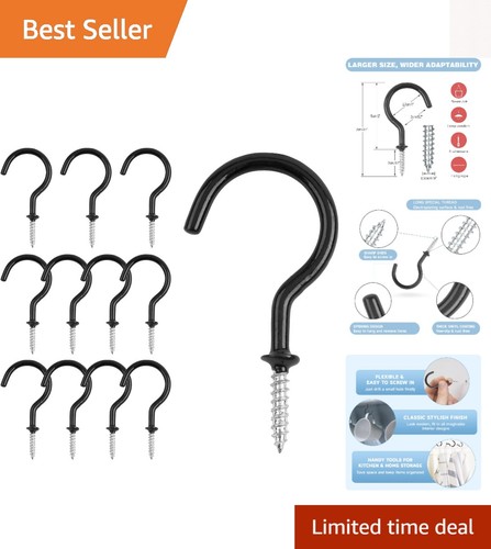 Inch black plastic coated - black,