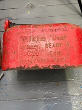 Vintage Bell Petrol Can Safety