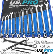 US PRO 12pc Extra Long Metric