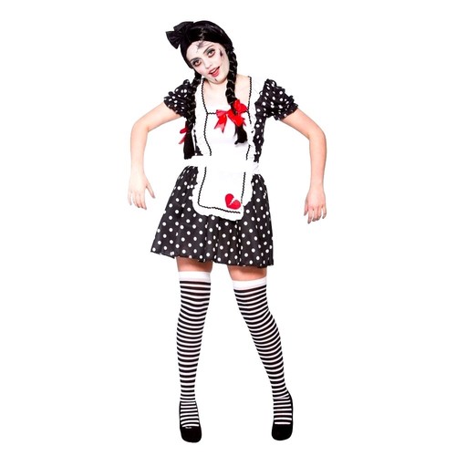 Ladies broken doll voodoo - broken,
