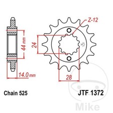 Sprocket for Honda VT 750 17