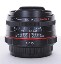 Pentax HD Pentax DA 15mm f/4 ED AL Limited Lens (Black)