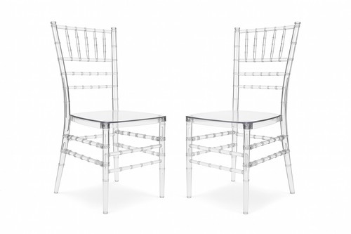 Clear acrylic chiavari chair - acrylic,