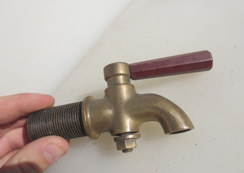 Edwardian brass tap sink tank - tap,