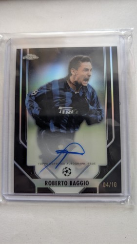 Roberto baggio topps chrome - baggio,