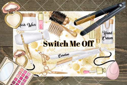 Personalised hair straightener - personalised,