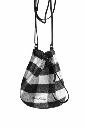 American vintage wool check - wool,