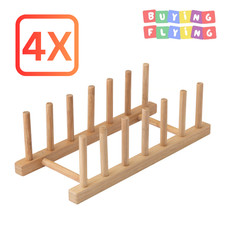 Ikea ostbit bamboo plate - 4x,