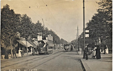 Chiswick. High Road. Tram to