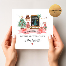 Personalised Teacher Christmas