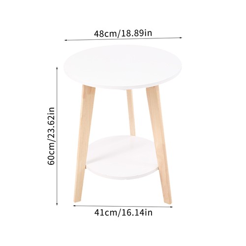 2tier round side table - round, compact