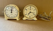 2 Vintage Smiths Clocks, Timer Clock in metal, Sectric Plastic case,not running