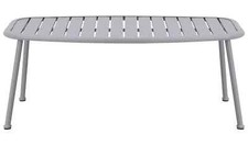 Habitat Nordic Metal Garden Table - Grey | Outdoor Patio Furniture Dining Table