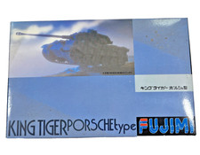 Fujimi King Tiger Porsche Type 1/76 Scale WWII German Tank Model Kit 38022 400.