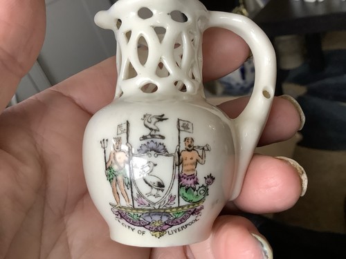Ornate miniature puzzle jug - puzzle,