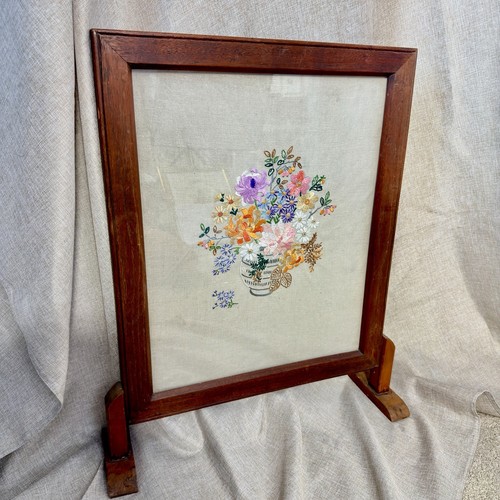 Vintage embroidered floral - embroidered,