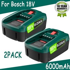 2PACK 6.0Ah For Bosch PBA 18V