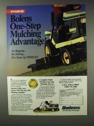 1991 bolens st140 - bolens, lawn
