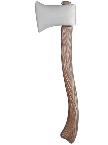 Wood effect axe toy - wood,